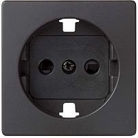 Лицевая панель Simon82 для 1-м. розетки 220В графит картинка